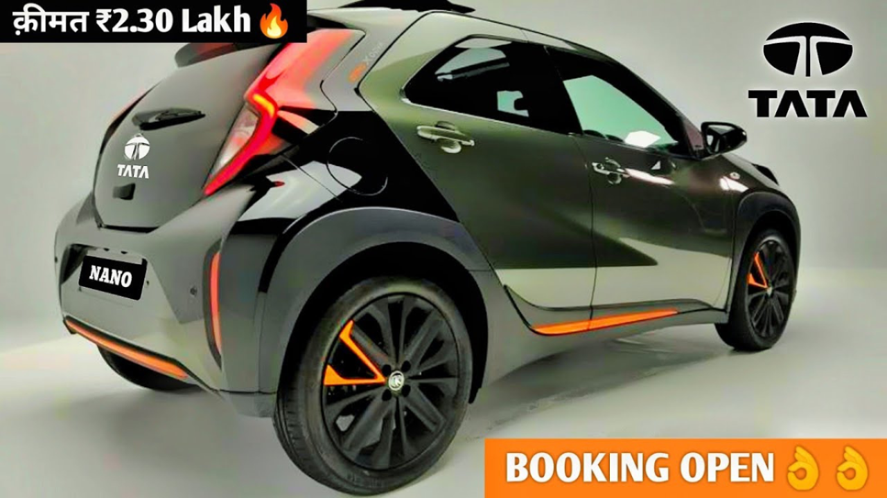 Bring Home the New Tata Nano Electric Car with 40KM Range and dvanced features in the budget of a tempo —